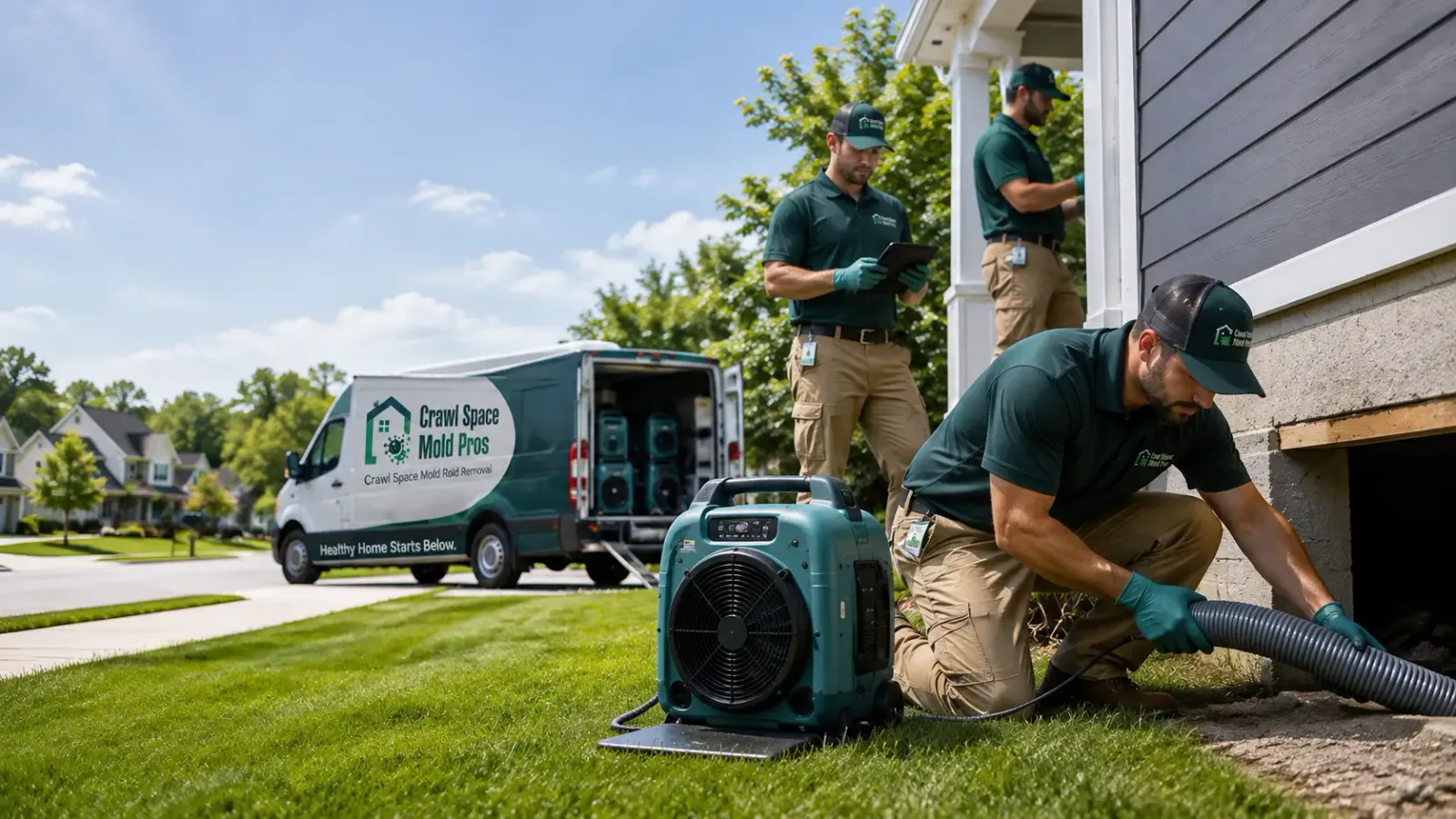 Crawl Space Mold Removal in Barry, IL